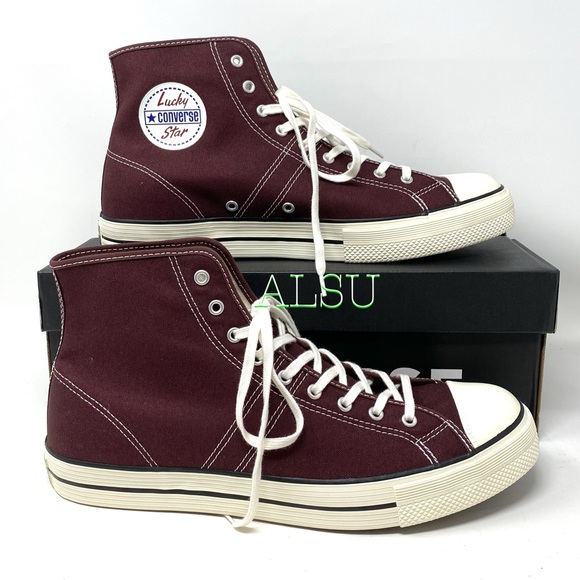 Converse Lucky Star Canvas High El Dorado Maroon M - Picture 2 of 9
